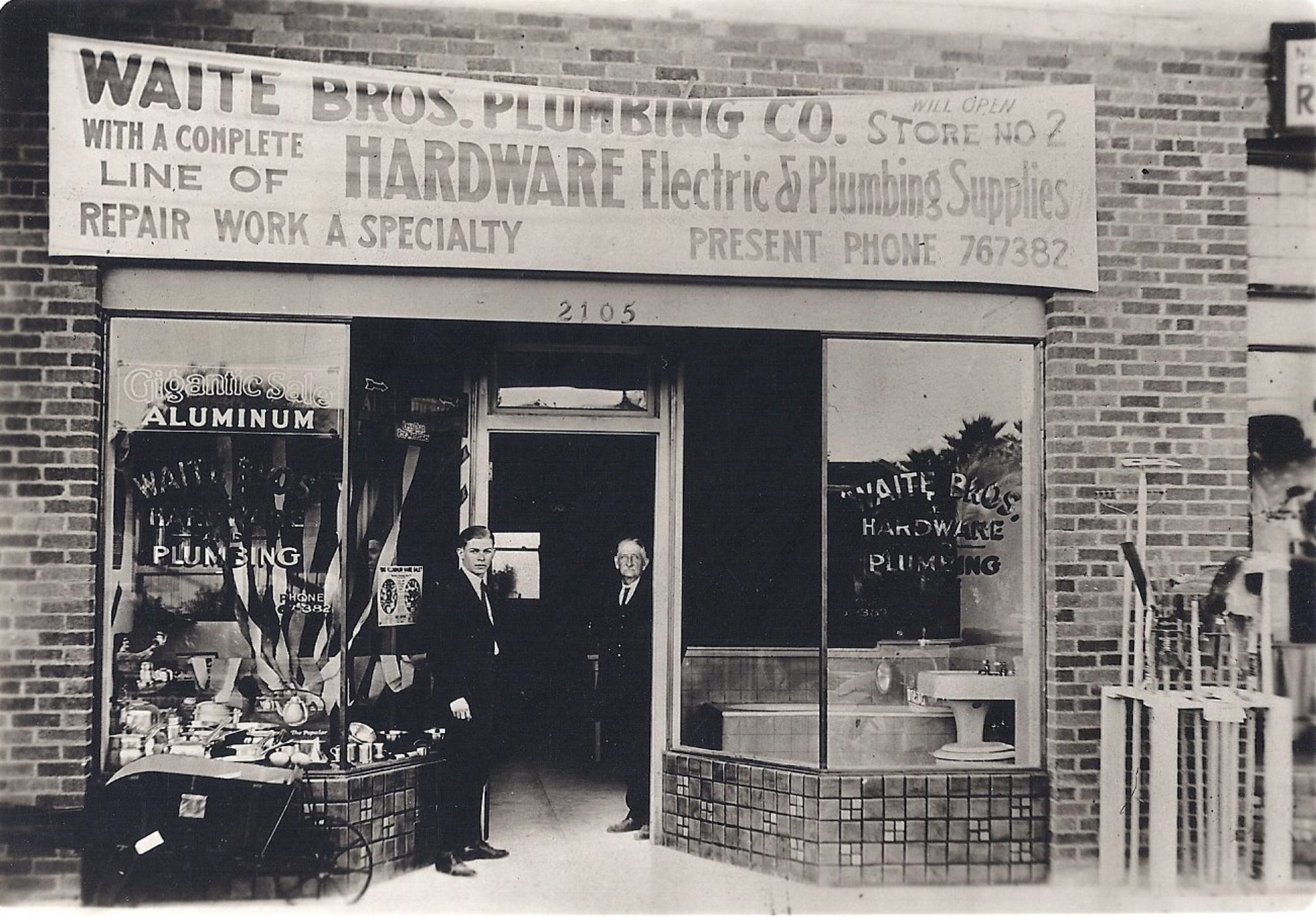 WAITE BROTHERS PLUMBING | 100 YEARS OF LOYAL SERVICE | Since 1920